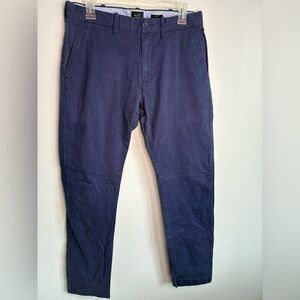 J. Crew Navy Chinos “The Driggs” Slim Fit 30x32